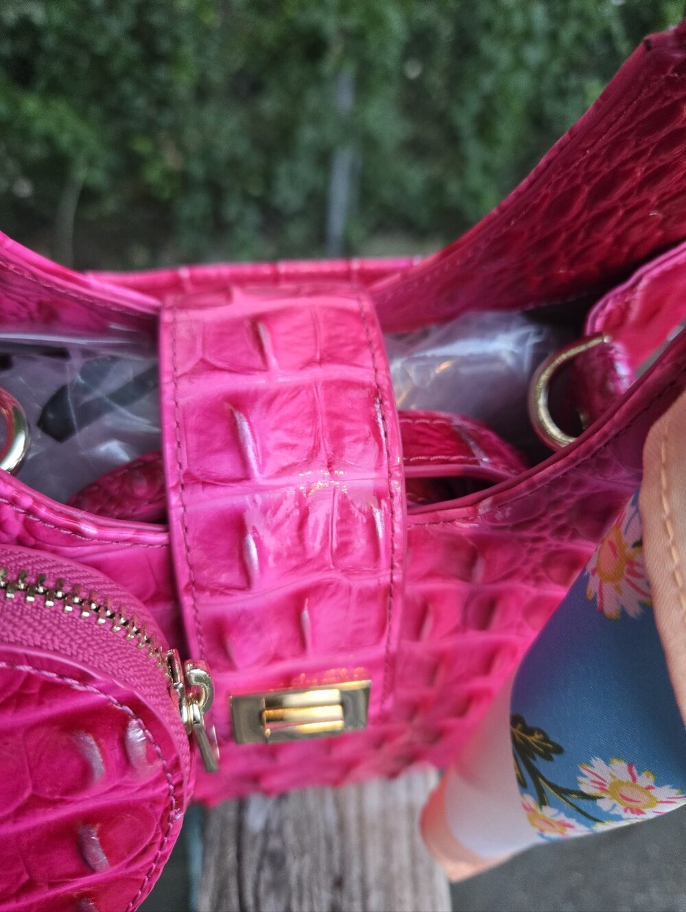 Brahmin Adrian Affection Ombré Genuine Leather Satchel WITH ACCESSORIES NWT - Picture 12 of 12